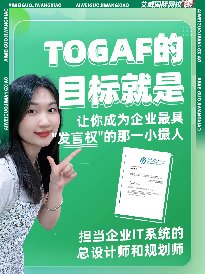 TOGAF的目標(biāo)就是讓你成為企業(yè)_具“發(fā)言權(quán)”的那一小撮人，擔(dān)當(dāng)企業(yè)IT系統(tǒng)的總設(shè)計(jì)師和規(guī)劃師