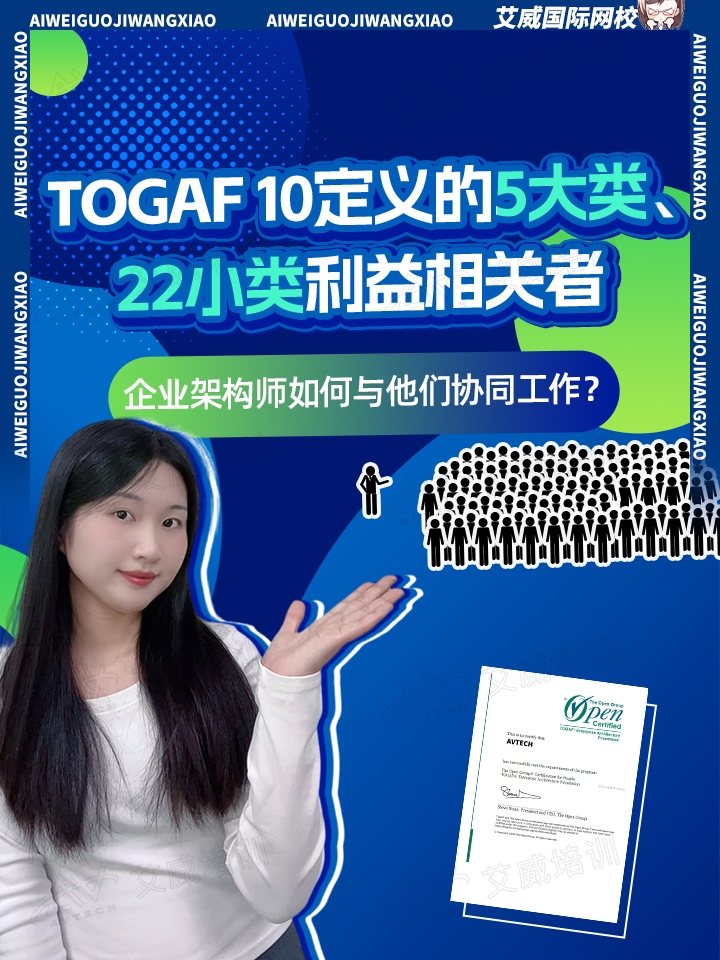 TOGAF 10定義的5大類22小類利益相關(guān)者，企業(yè)架構(gòu)師如何與他們協(xié)同工作?